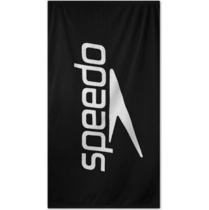 Speedo logo towel černá